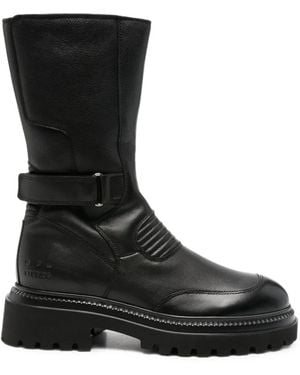COPENHAGEN Stiefel Mit Dicker Sohle - Schwarz