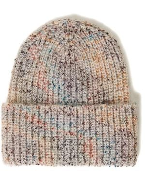 Twinset Gorro de canalé moteado - Neutro