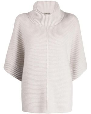 N.Peal Cashmere タートルネック カシミアセーター - ホワイト