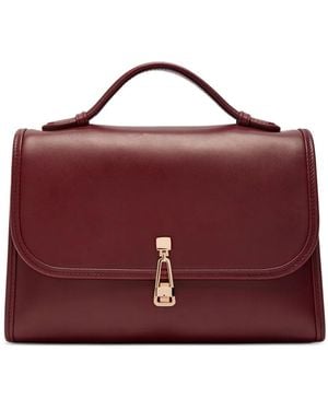 Gabriela Hearst Sac À Main Leonora En Cuir Format Moyen - Rouge