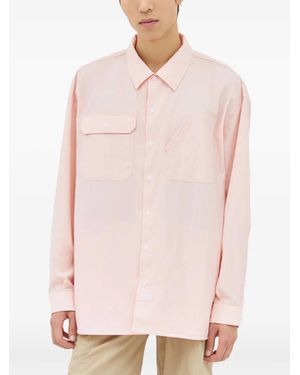 Dickies Double-Pocket Long-Sleeve Shirt - Pink