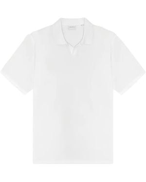 Les Deux Short-Sleeve Logo Polo Shirt - White