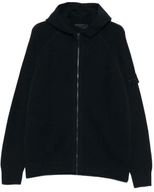 Stone Island Sudadera con capucha y cremallera - Negro