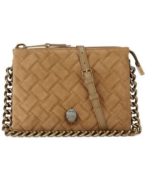Kurt Geiger Small Kensigton Quilted Shoulder Bag - Brown