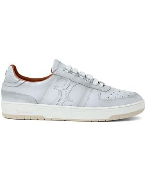 Billionaire Sneakers Mit Kroko-Optik - Weiß