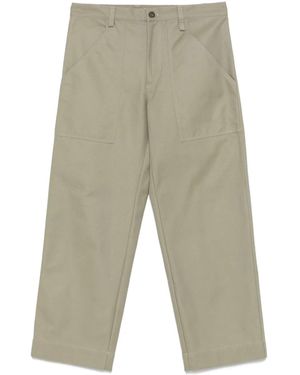 Maison Kitsuné Light Cotton Workwear Trousers - Natural