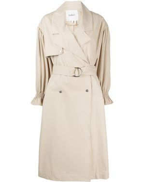 Ba&sh Belted Alan Trench Coat - Natural