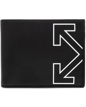 Off-White c/o Virgil Abloh Arrows-Print Leather Wallet - Black