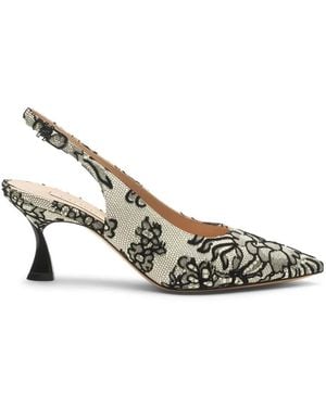 Casadei Pandora Slingback Pumps - Metallic