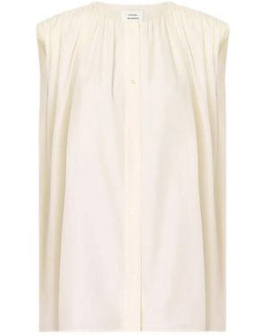 Loulou de Saison Button-Fastening Top - White