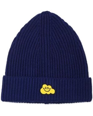 Ghayme Beanie mit Wolkenapplikation - Blau