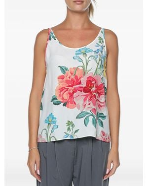 Ted Baker Purrla Floral-Print Tank Top - Red