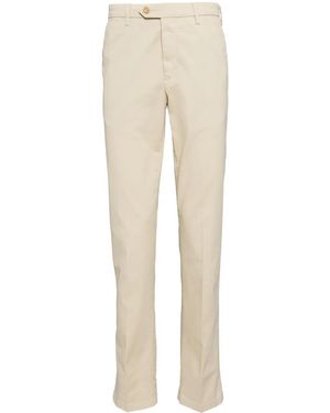 Canali ギャバジン チノパンツ - ナチュラル