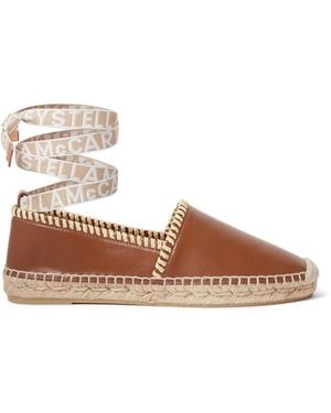 Stella McCartney Espadrilles Met Gestrikte Enkels - Wit