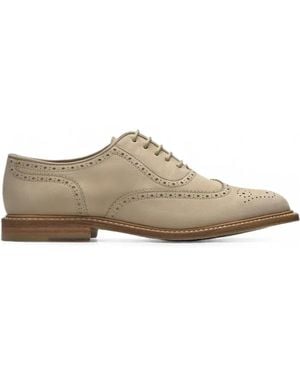 Lottusse Bari Brogue Oxford Shoes - White