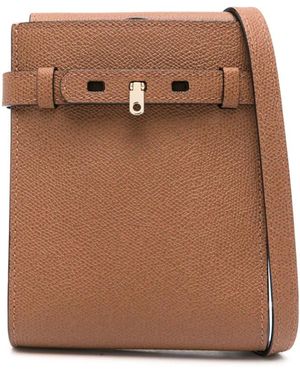 Valextra B-Tracollina Mini-Crossbodytas - Bruin