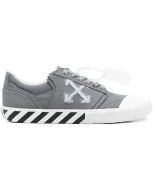 Off-White c/o Virgil Abloh Gestreepte Sneakers - Grijs