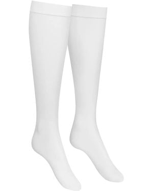 Maison Close Pure Tentation Knee-High Socks - White