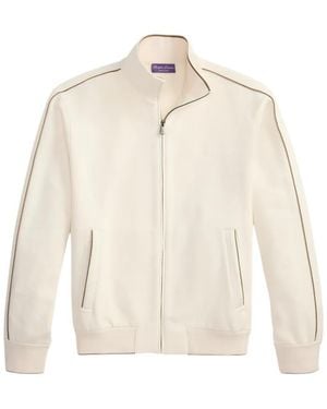 Ralph Lauren Logo Zipped Jacket - Natural