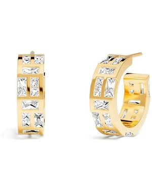 Apm Monaco Ice Hoop Earrings - Metallic