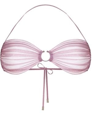 Zhilyova Soutien-Gorge À Détail D'Anneau Icon - Rose