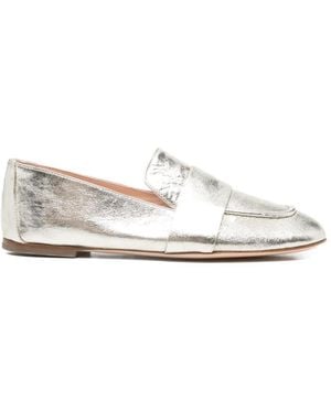 Agl Attilio Giusti Leombruni Marienne Round-Toe Loafers - White