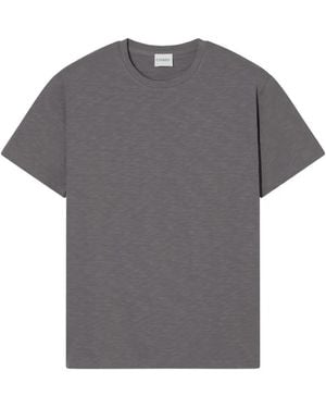 Closed Logo-Embroidered T-Shirt - Gray