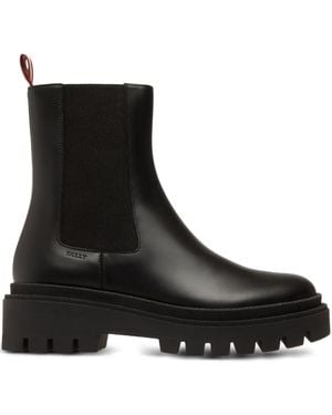 Bally プラットフォーム チェルシーブーツ - ブラック