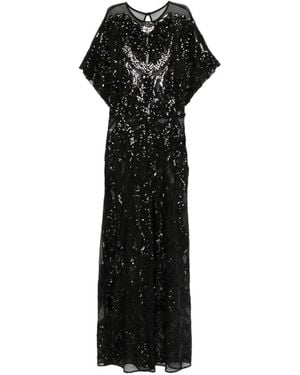 Norma Kamali Round-Neck Jumpsuit - Black