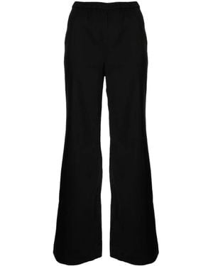 GOODIOUS Elasticated Palazzo Pants - Black