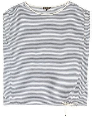 Loro Piana Striped Silk Vest - Grey