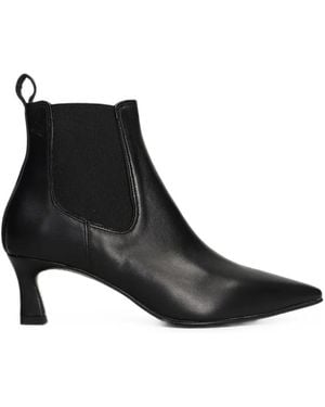 BIANCADI Botines Con Puntera En Punta - Negro