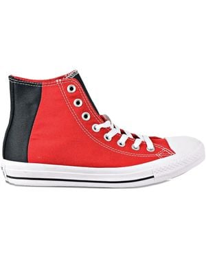 Converse Chuck Taylor All Star Hi Colorblock "Enamel/ Sneakers - Red