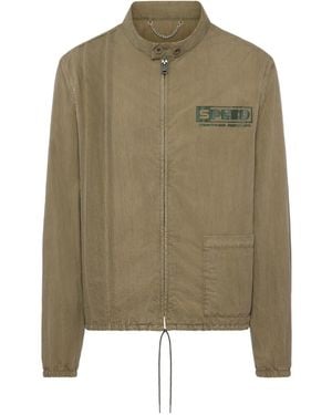 Maison Margiela Vintage-Style Sportswear Jacket - Green