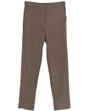 Diega Virgin Wool-Blend Pants - Grey