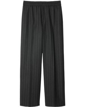 Burberry Wool Tailored Trousers - Black