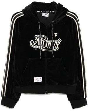 Aape By A Bathing Ape Giacca Con Ricamo - Nero