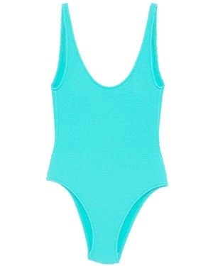 Banana Moon Scoop-Neck Swimsuit - Blue