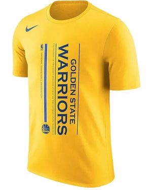 Nike Nba Golden State Warriors Dri-Fit T-Shirt - Yellow