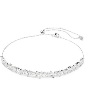 Swarovski Crystal-Embellished Adjustable Necklace - White