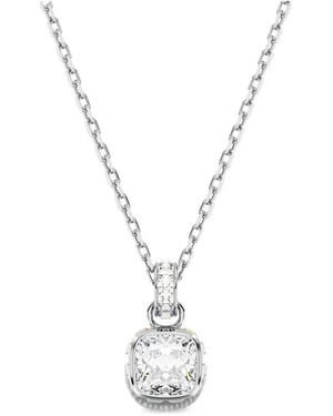Swarovski Birthstone Crystal Necklace - Metallic