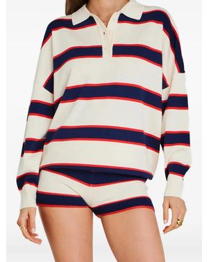 SER.O.YA Taby Striped Sweater - Black