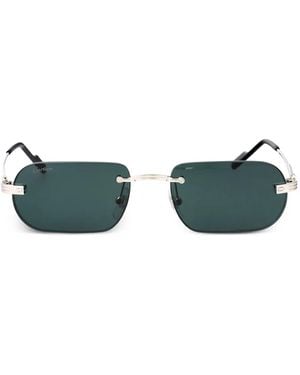 Cartier Gafas de sol con montura rectangular - Verde