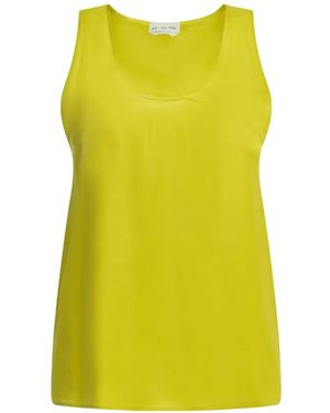 Sa Su Phi Scoop-Neck Tank Top - Yellow