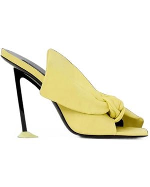 Givenchy Boudoir Heeled Mules - Yellow