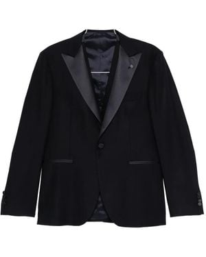 Tagliatore Shawl-Lapel Suit - Black