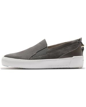 Android Homme Delta Suede Loafers - White