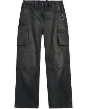 Our Legacy Peak Cargo Herringbone Trousers - Grey