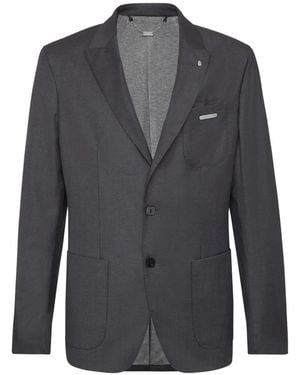 Billionaire Tailored-Fit Blazer - Grey