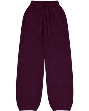 Laneus Drawstring Fastening Jogger - Purple